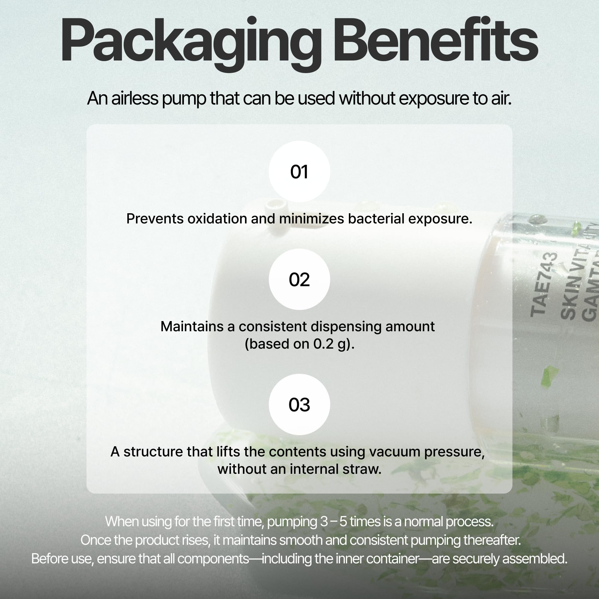 TAE743 Skin Vitality Cream hyaluronic drop shows deep moisture support