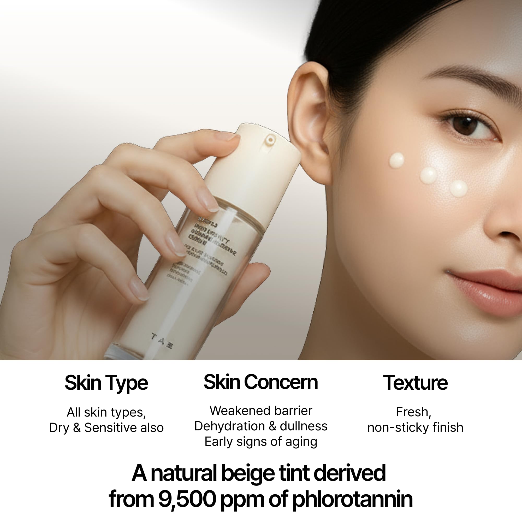 TAE743 Skin Vitality Cream sea plant illustration hints at Gamtae exosome benefits