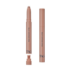 TAG Multi Contour Stick application on cheek demonstrates seamless blending.