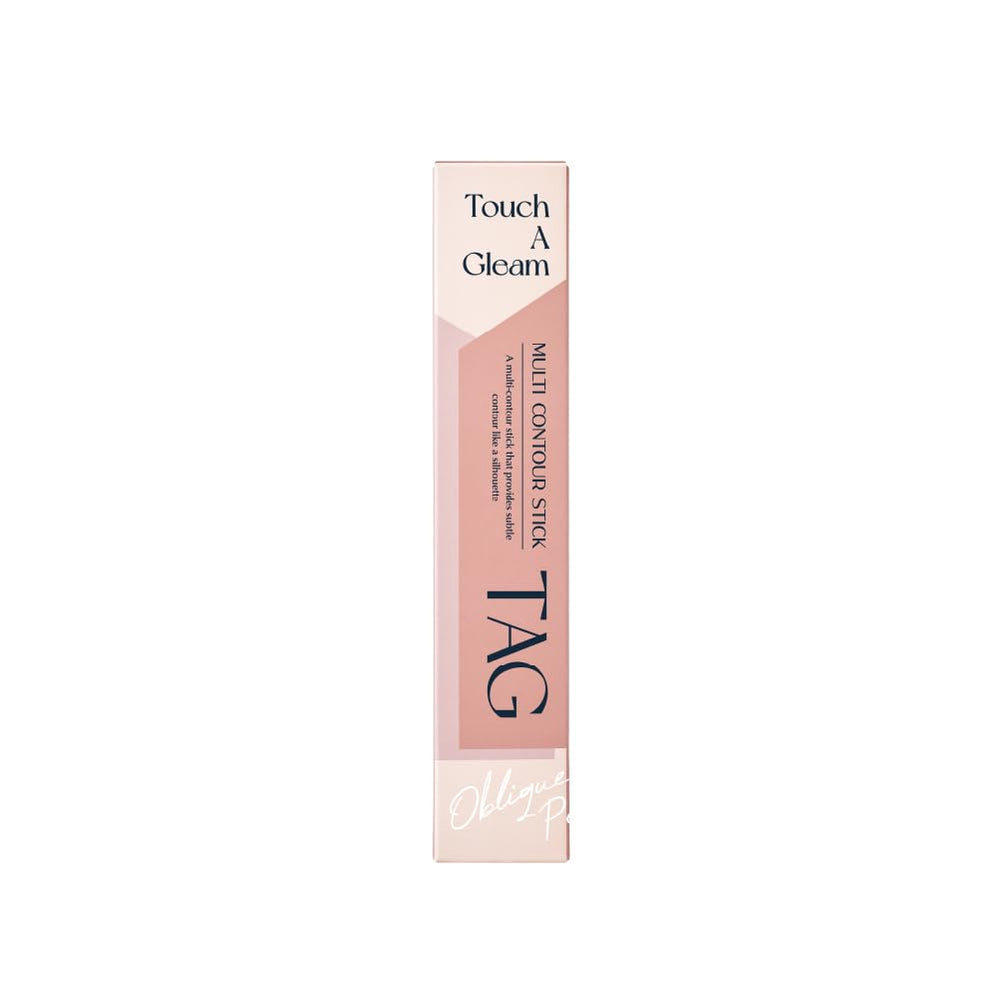 TAG Multi Contour Stick Nude Rosy swatch highlights warm, natural shading.