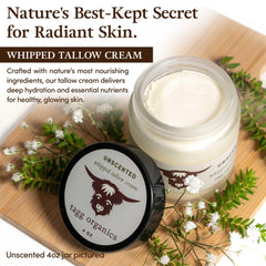 Tagg Organics frankincense aroma close-up on the whipped cream texture.