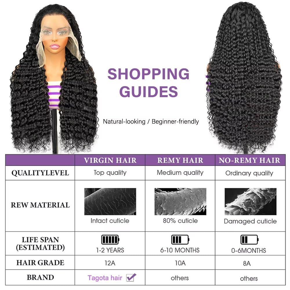 Tagota glueless lace-front wig with breathable cap for comfort