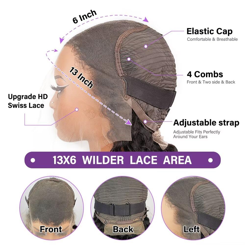 Tagota pre-plucked natural hairline wig ready to wear