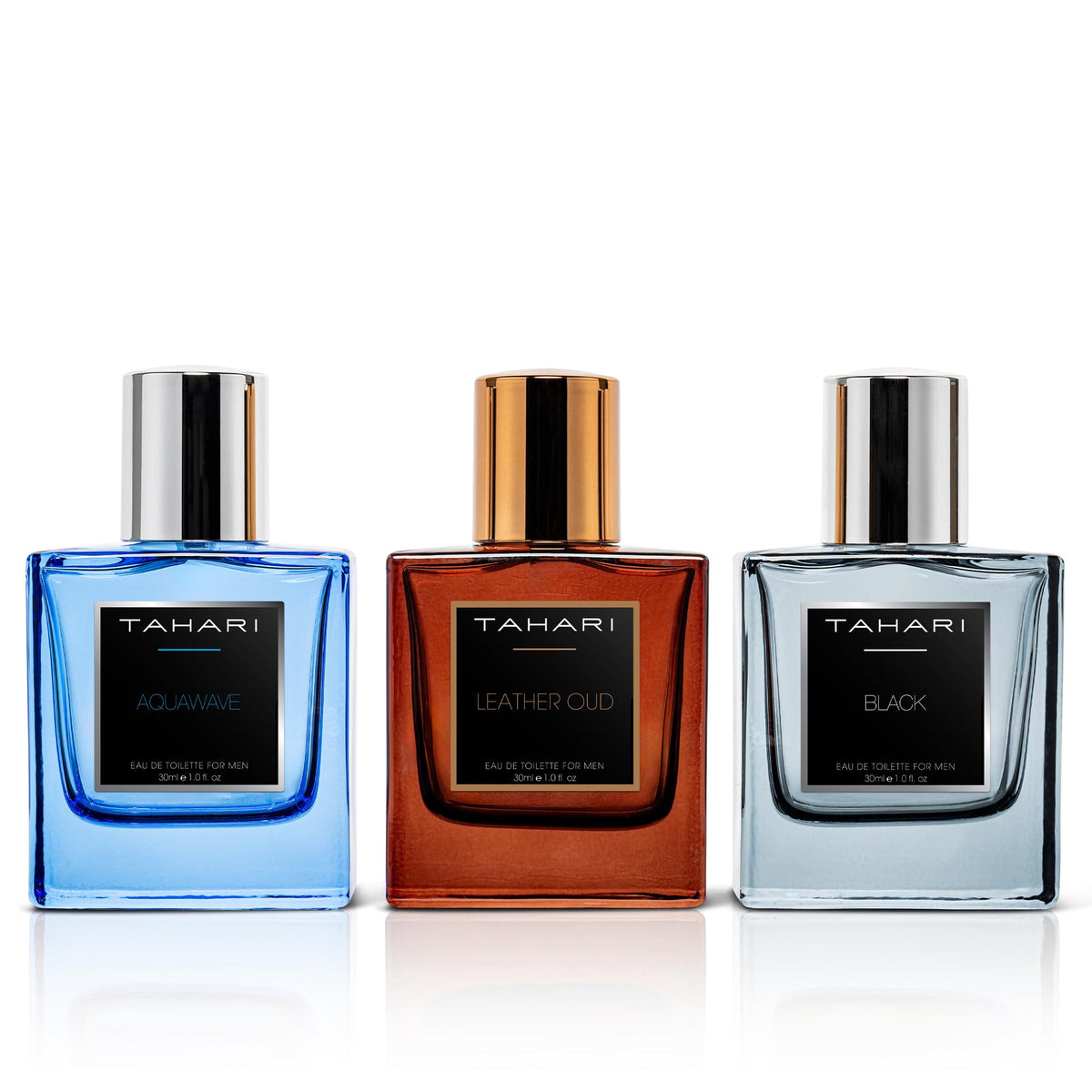 TAHARI Leather Oud bottle front showing warm, spicy elegance for evenings