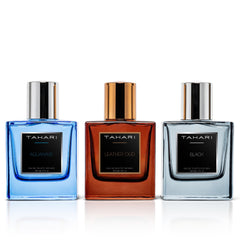 TAHARI Leather Oud bottle front showing warm, spicy elegance for evenings