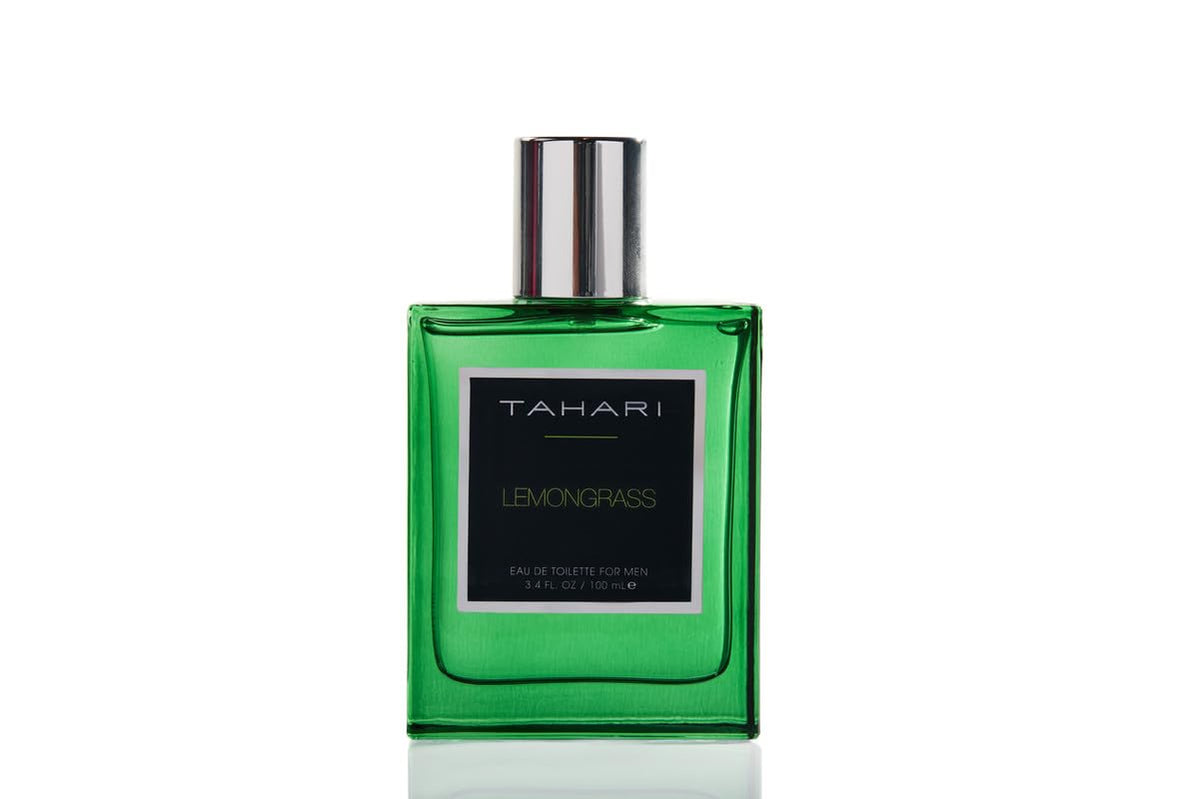 TAHARI Lemongrass EDT bottle front for daily wear and a fresh daytime scent.