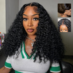 Tahikie 7x6 HD lace front wig with Burmese curly texture and natural scalp look.