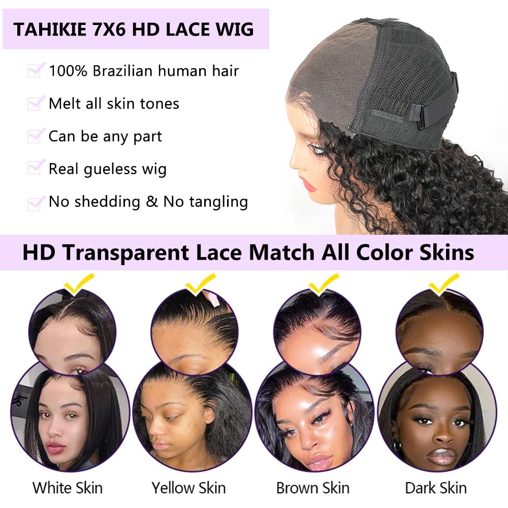 Tahikie natural color 26-inch wig ready to wear.