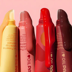 TAIKELOP shiny lip stain tint on lips with glossy color