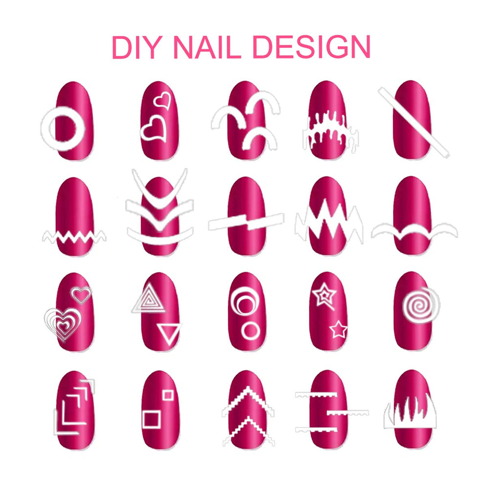 TailaiMei 1768-piece set offers many options for creative French manicure looks