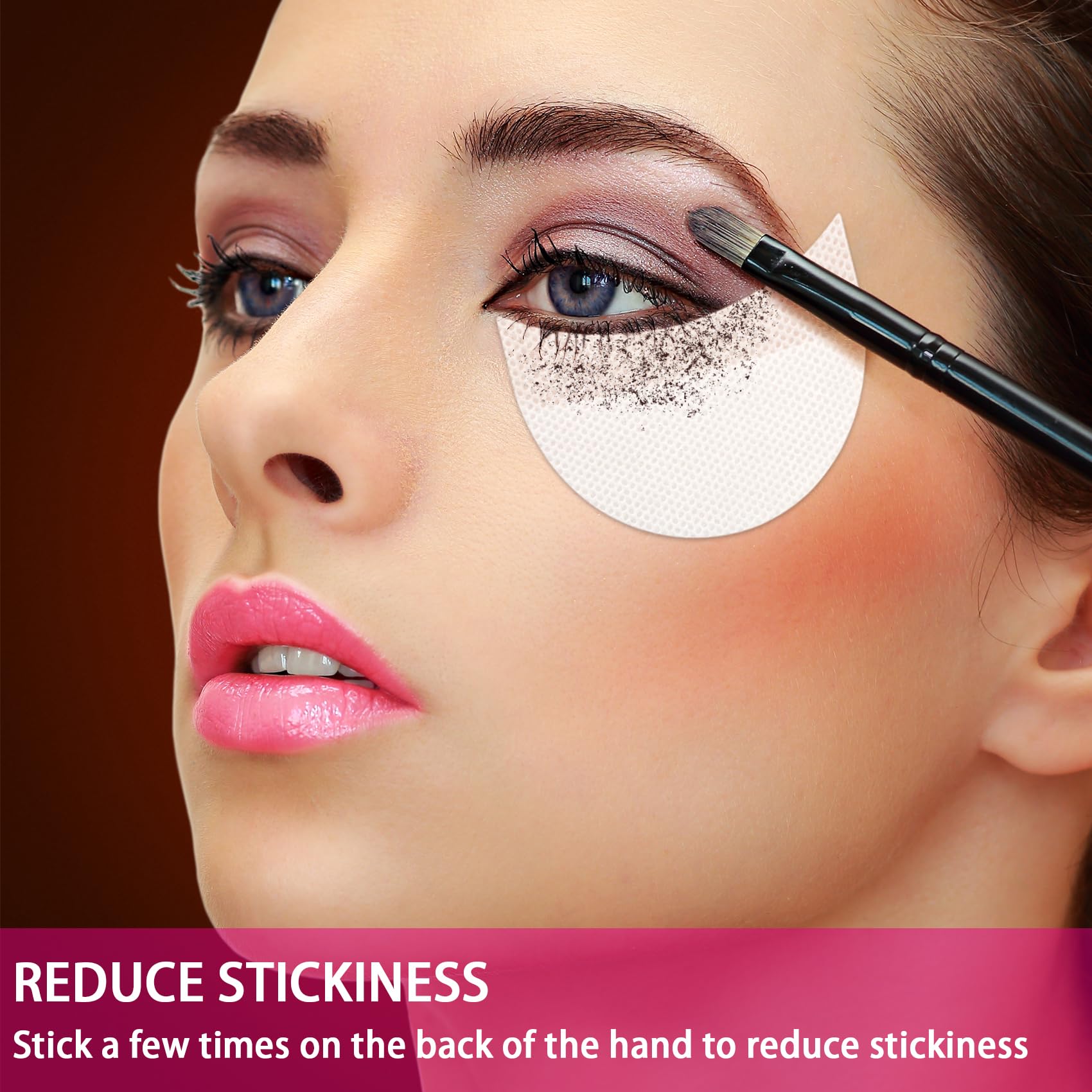TailaiMei self-adhesive shields being applied with hands-free ease.