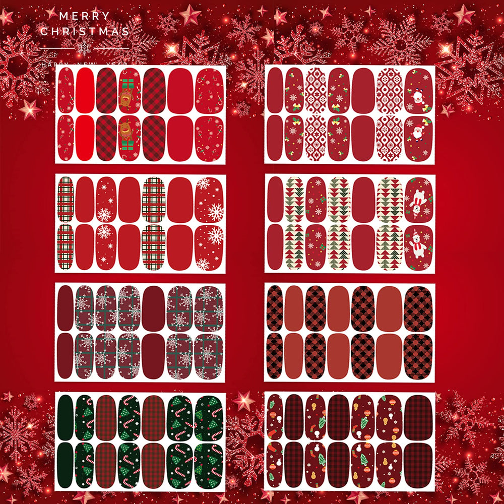 TailaiMei self-adhesive nail wraps applied directly on nails