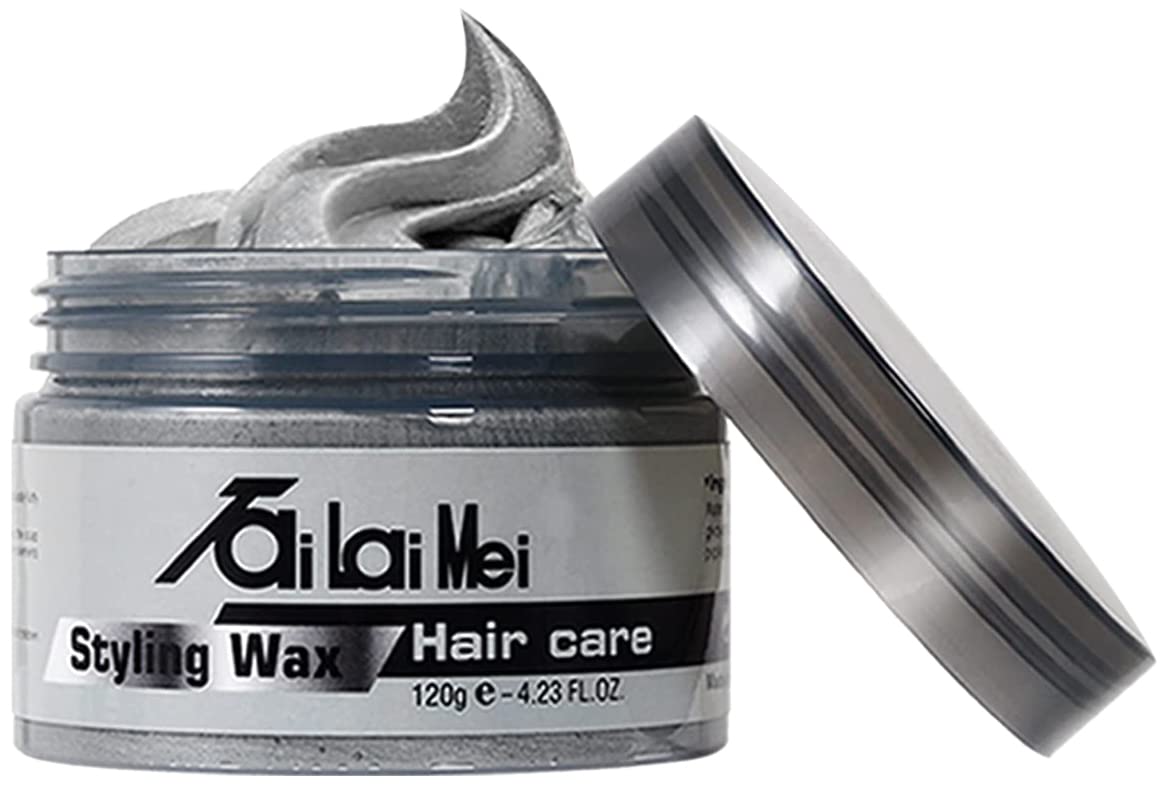TailaiMei silver-gray hair wax bottle for instant texture and color at parties