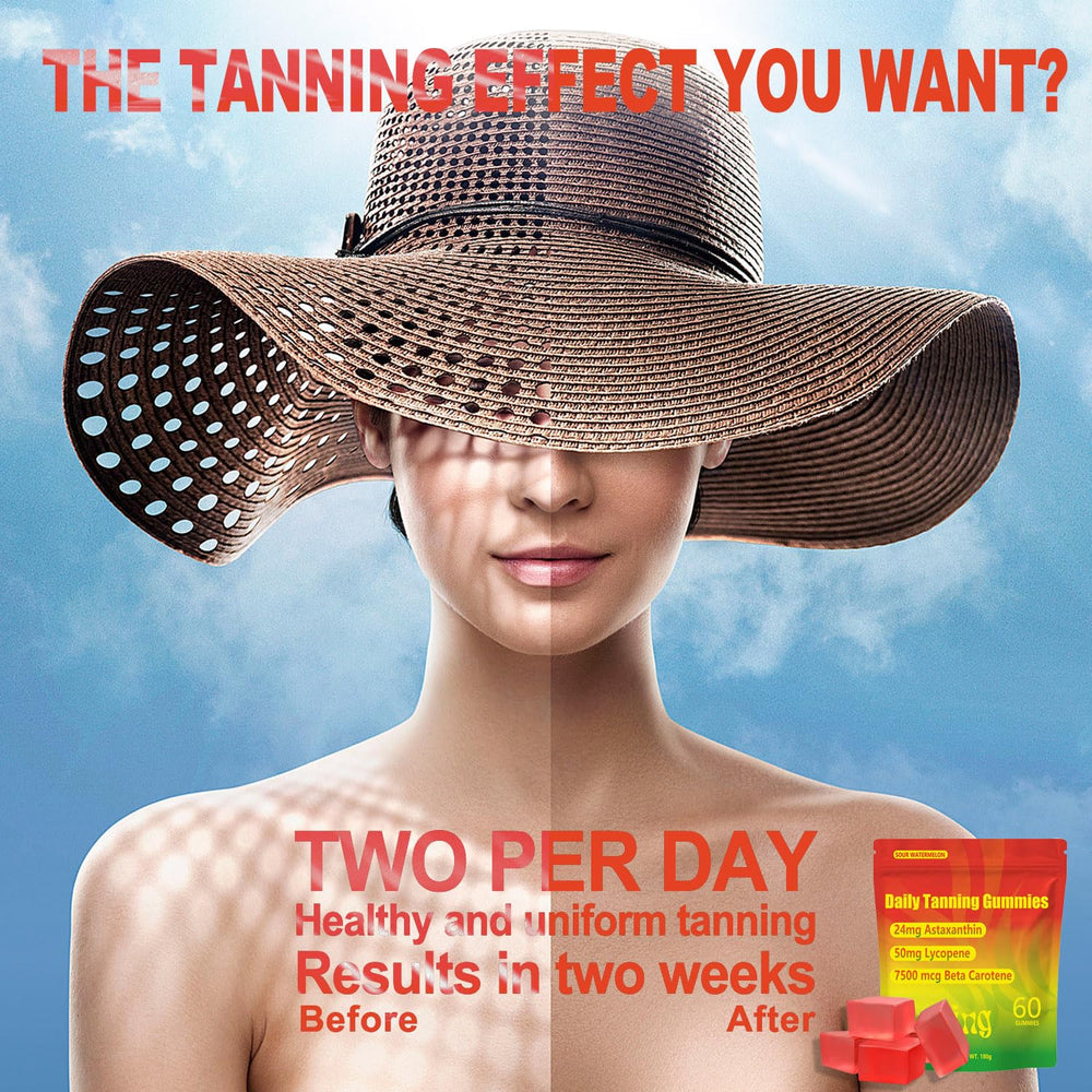 TailTrespass Tanning Gummies gummy closeup reveals astaxanthin-lycopene blend for color.