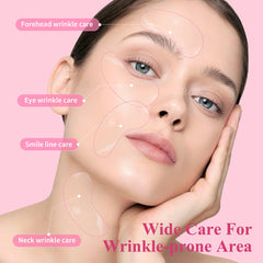 Taimand Rose under-eye patches placed under the eyes for a refreshed look