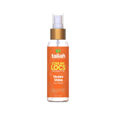 Taliah Waajid Honey Shine Loc Sheen bottle delivering instant shine and hydration to locs.