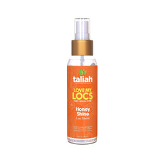 Taliah Waajid Honey Shine Loc Sheen spray provides alcohol-free daily moisture for locs.
