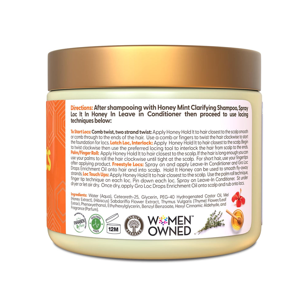 Lifestyle scene showing healthy, moisturized locs after daily use