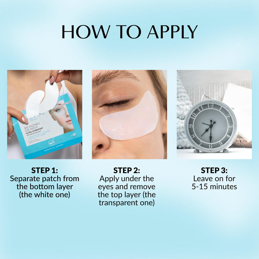 15-minute Talika Bio Enzymes Eye Patch treatment for quick hydration