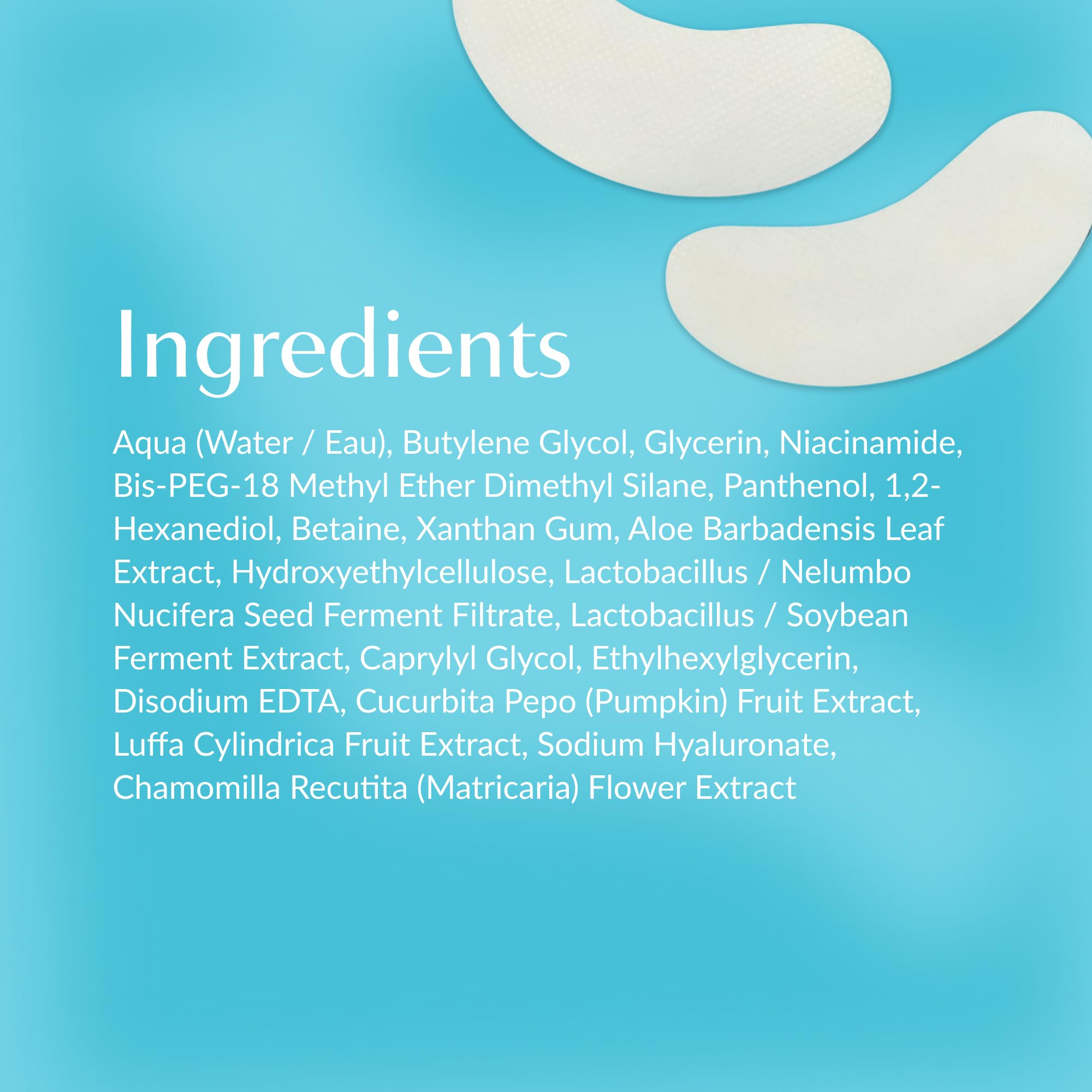 Aloe vera and chamomile in Talika patch for soothing eye care