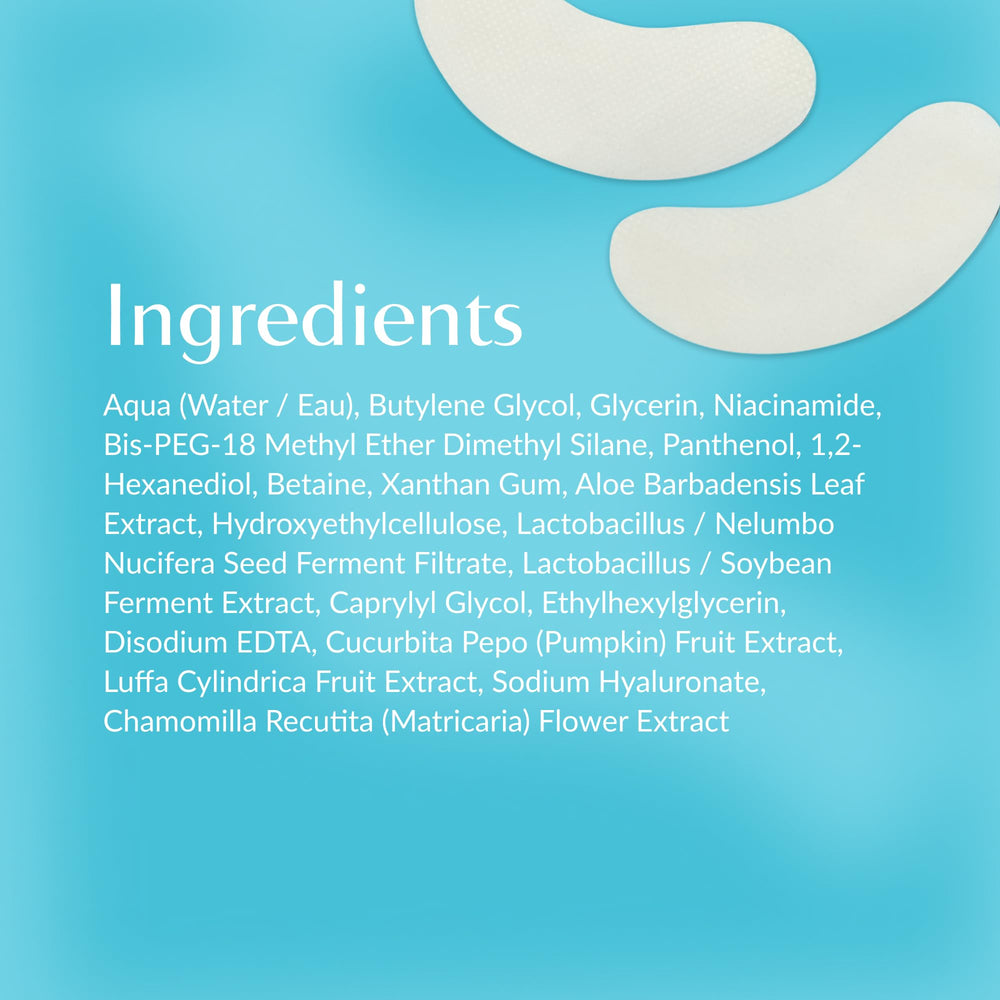 Aloe vera and chamomile in Talika patch for soothing eye care