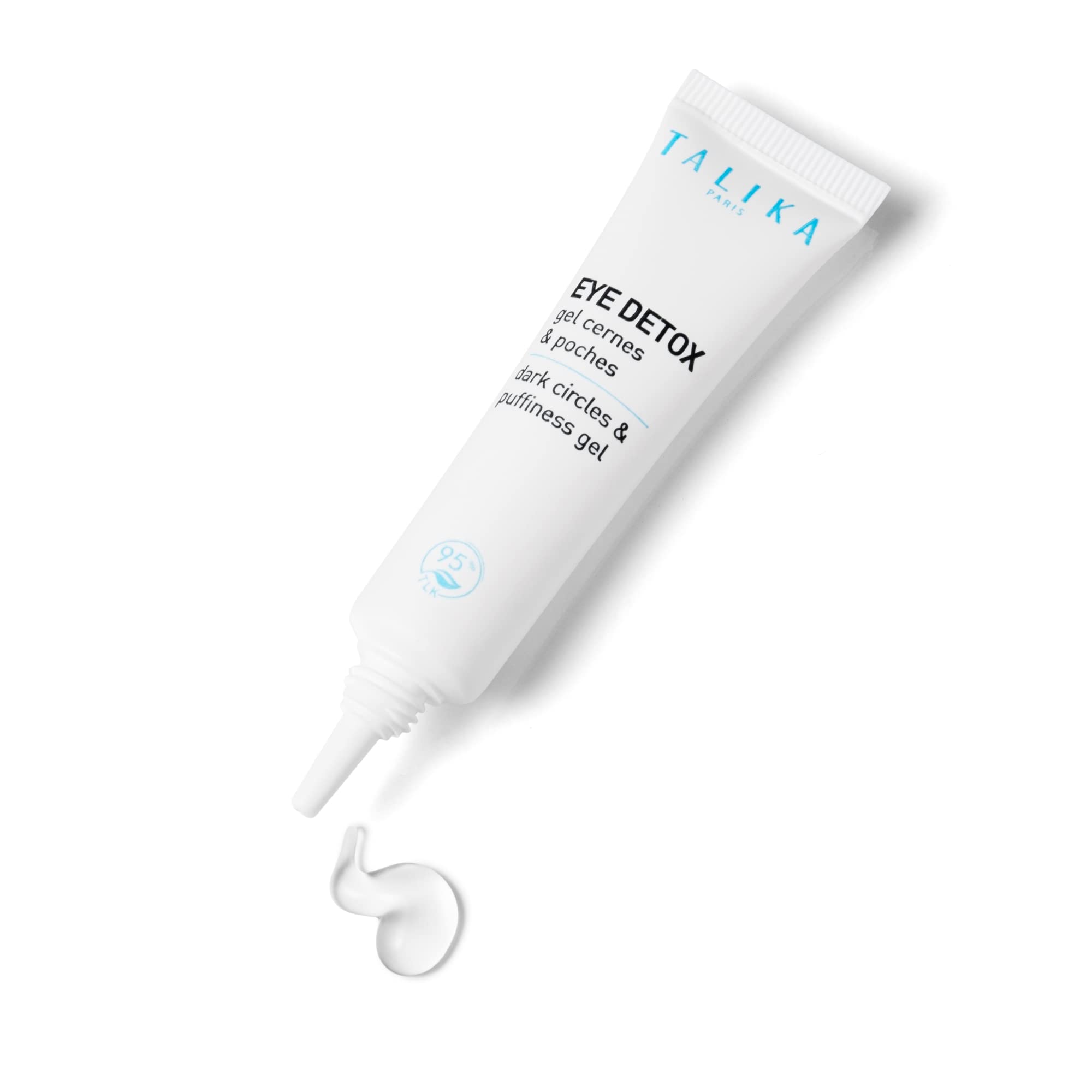 Talika Eye Detox Gel tube application for quick under-eye use
