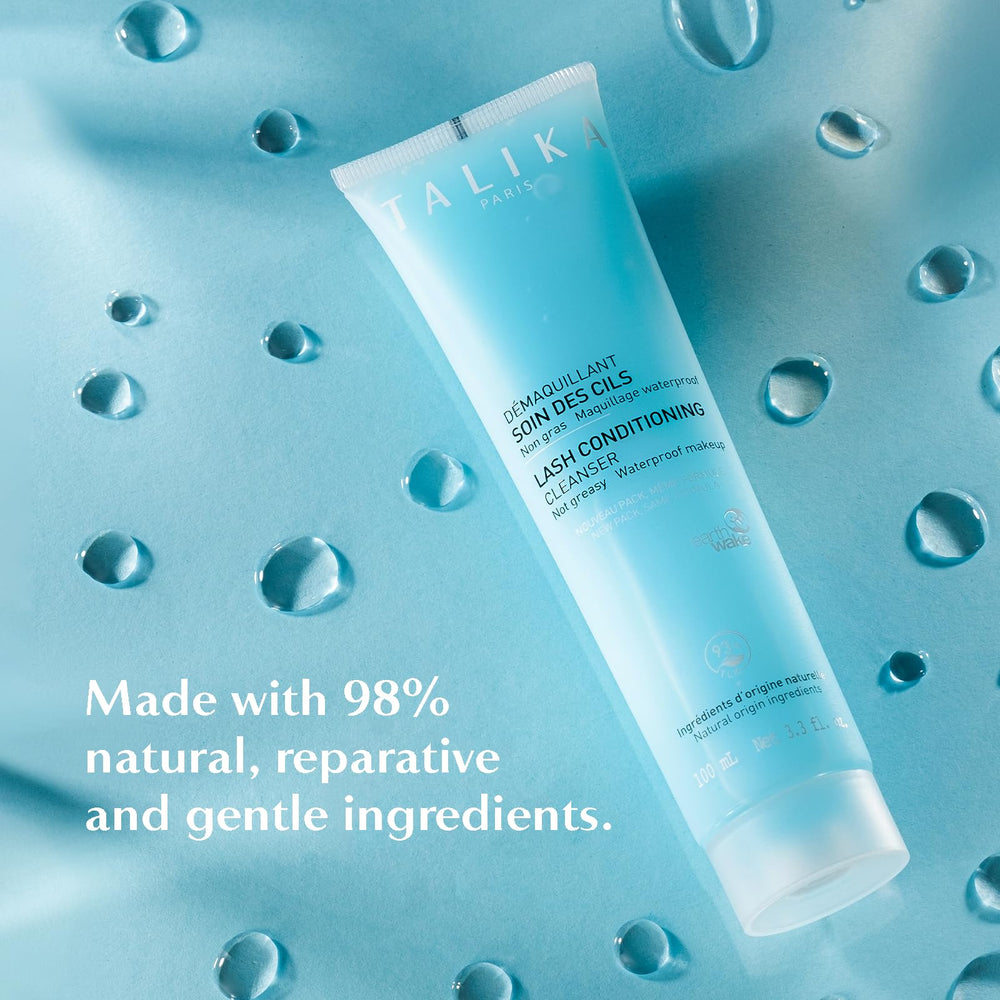 Talika Lash Conditioning Cleanser with blueberry water soothing sensitive eyes during cleansing