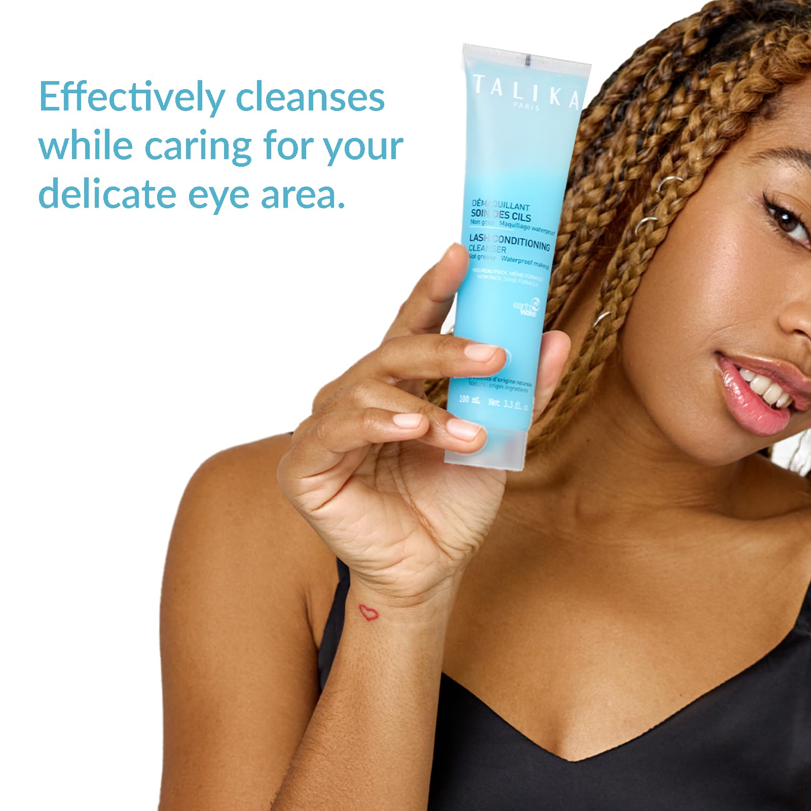 Talika Lash Conditioning Cleanser silk proteins provide a protective sheathing effect