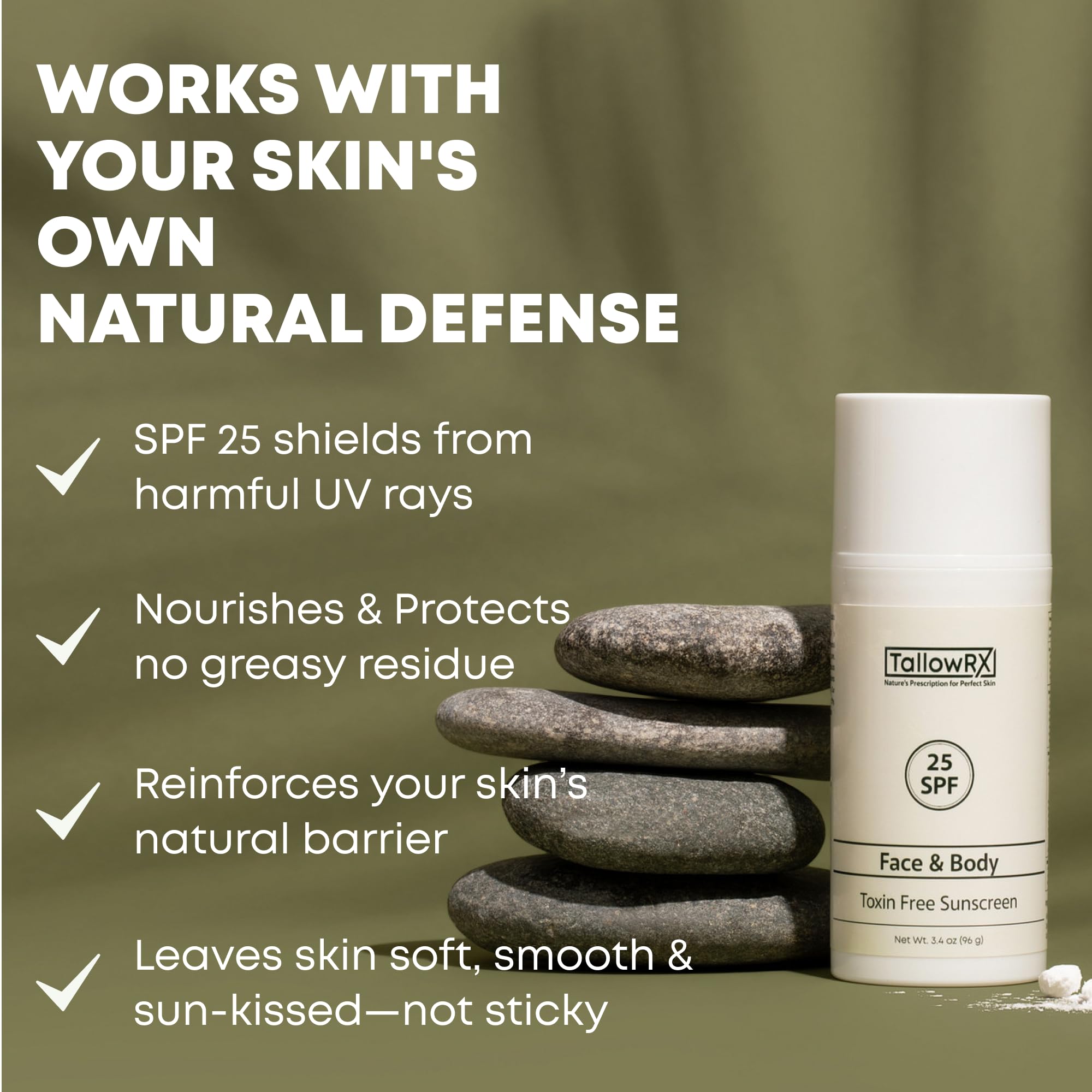 TallowRX eco-friendly packaging ready for outdoor use