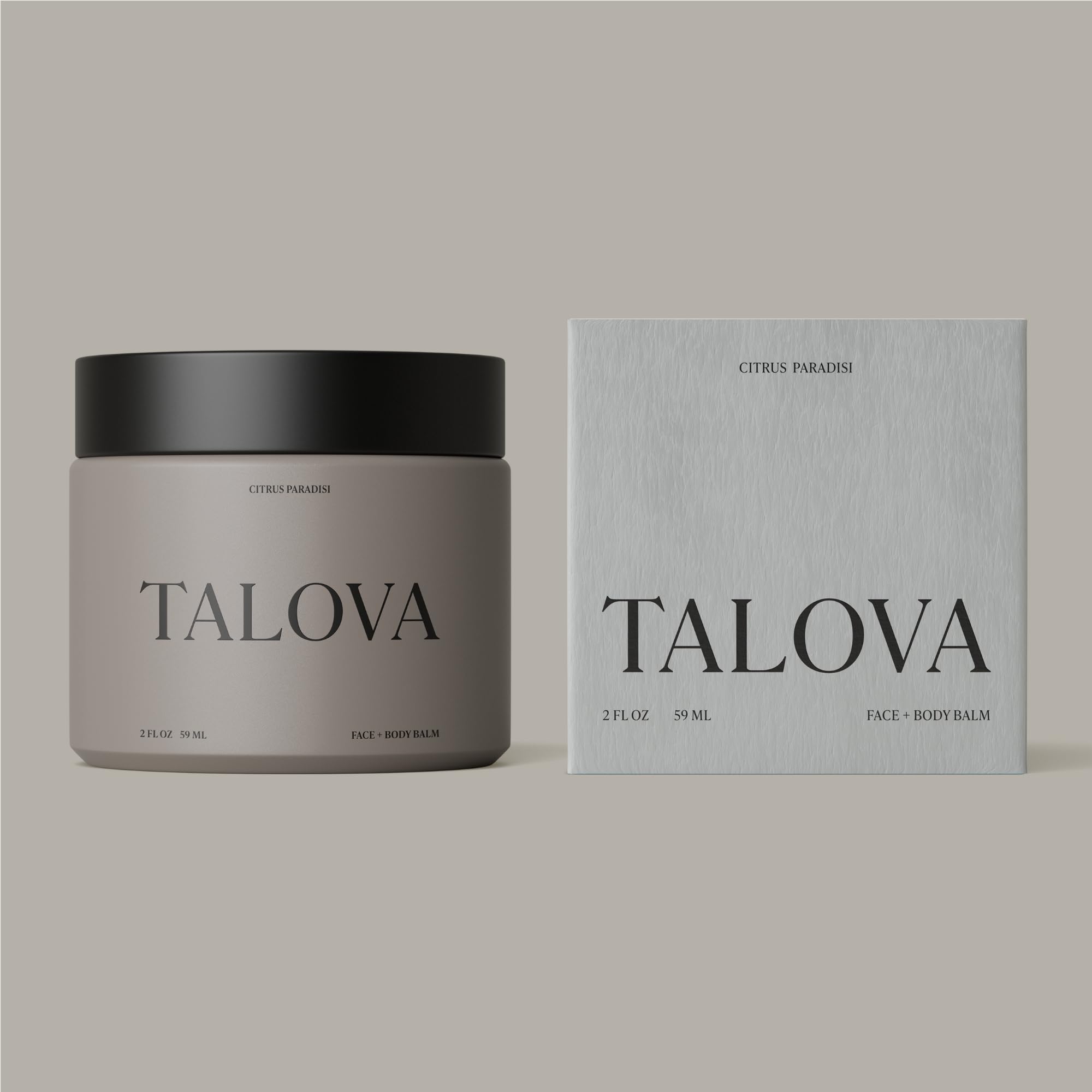 TALOVA balm at night hinting morning glow and balanced skin