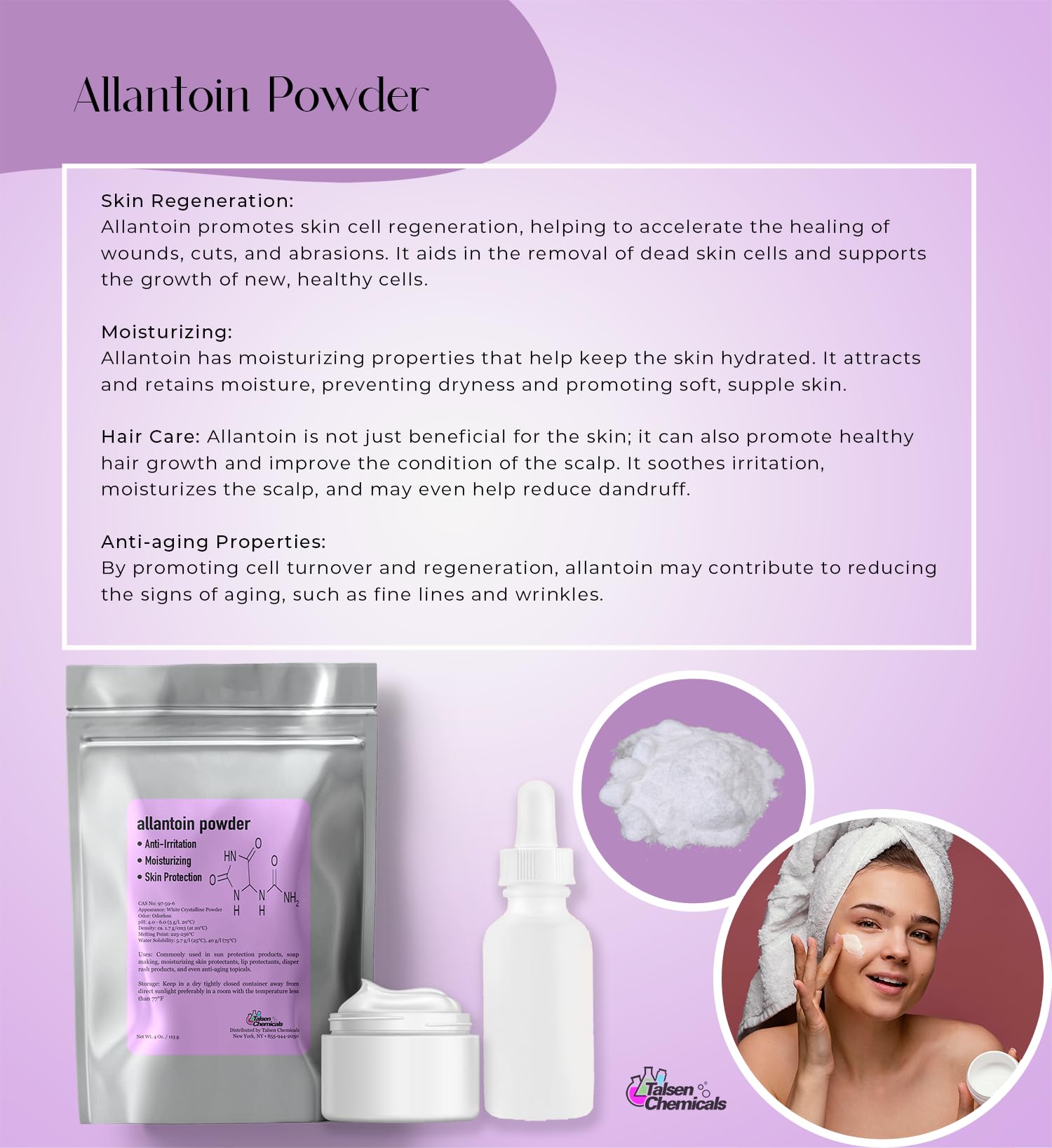 Two-pack packaging for convenient DIY skincare hydration with Talsen.