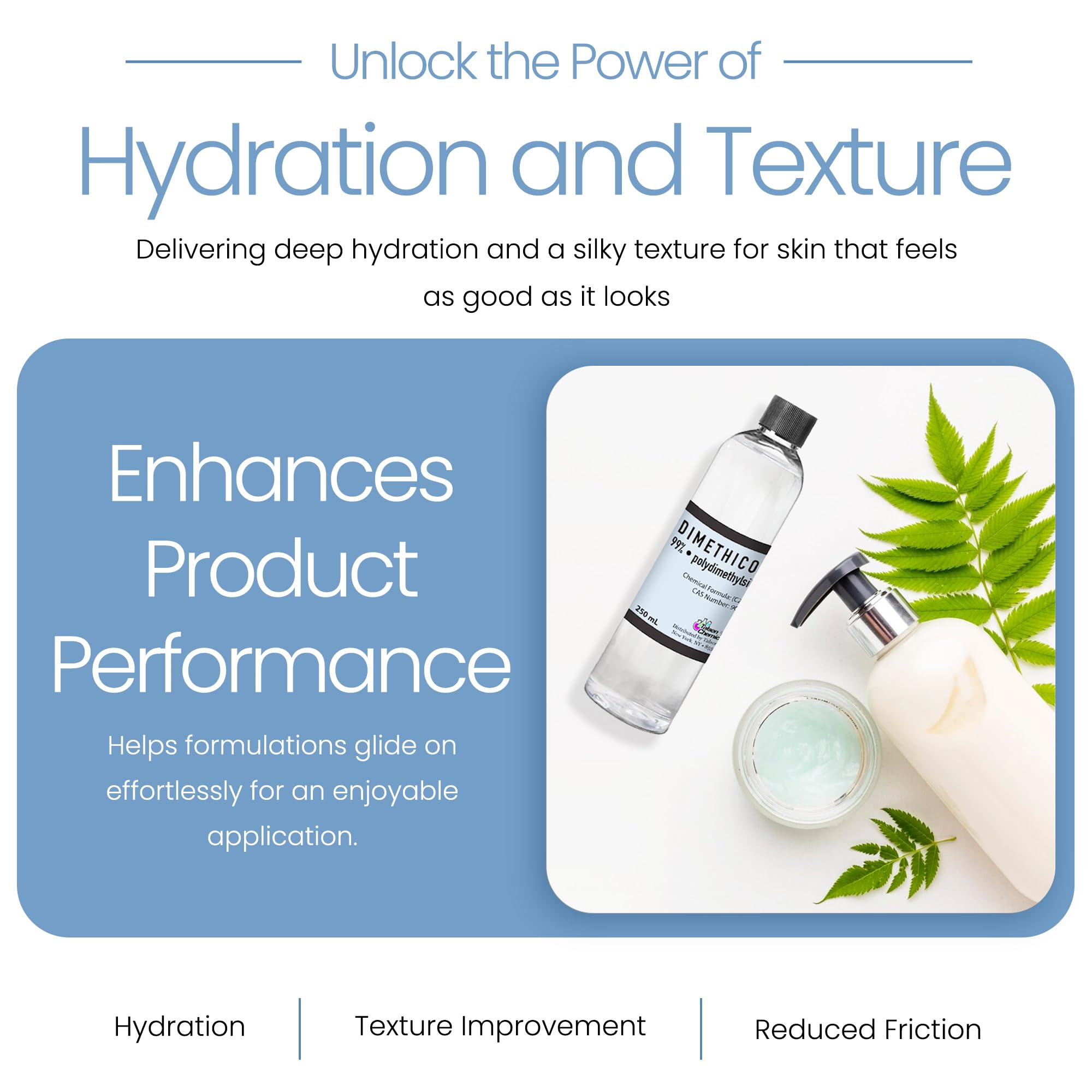 Talsen Chemicals Dimethicone Oil barrier-application highlights moisture retention benefits.