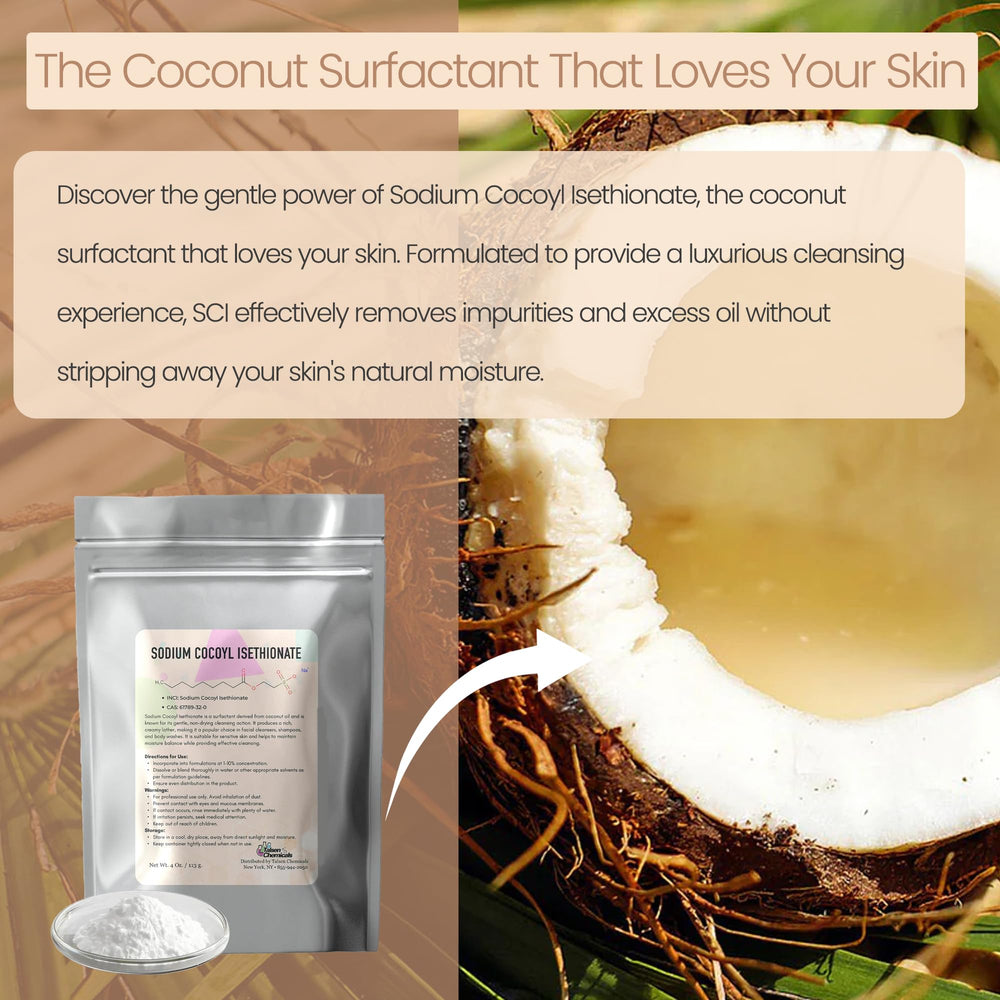 Talsen Chemicals SCI powder as a cosmetic-grade component in creams.