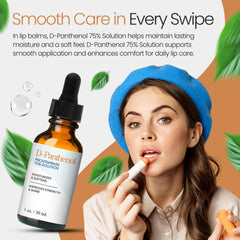 Talsen D-Panthenol 75% solution dropper shows precise dispensing for formulations.