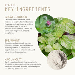 Applying Epi-Peel with a spatula for even micro-exfoliation.