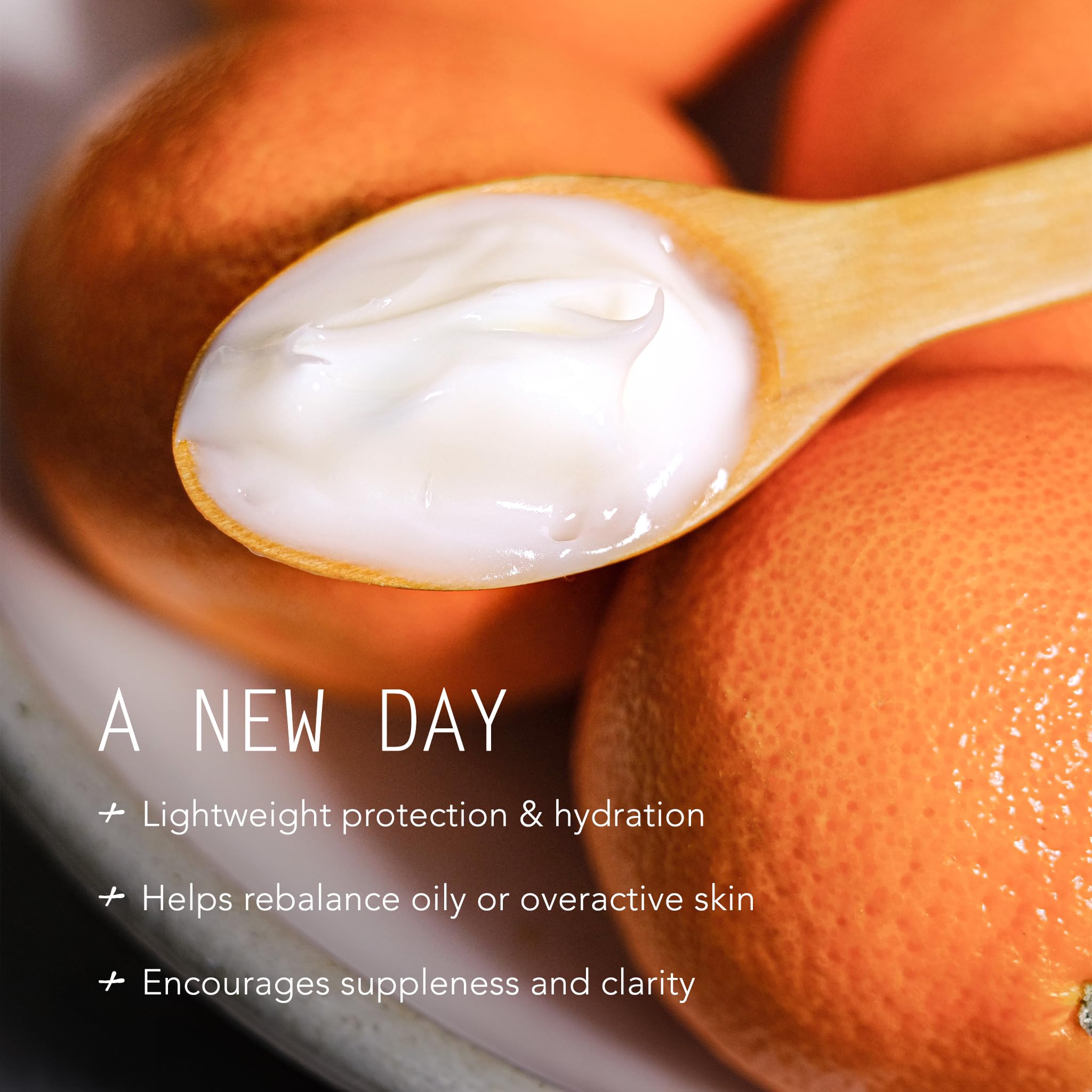 Citrus note close-up on Tammy Fender Luminous Morning Creme emphasizes uplifting aroma.