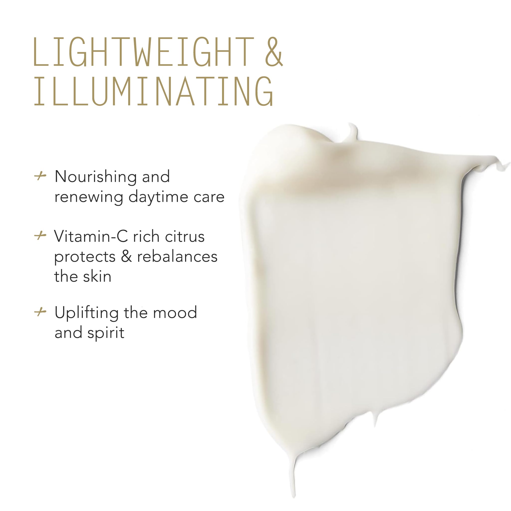 Close-up of Tammy Fender Luminous Morning Creme texture highlighting creamy formula and glow.