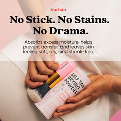Tan Fan travel-pouch keeps your glow-ready kit organized on the go.