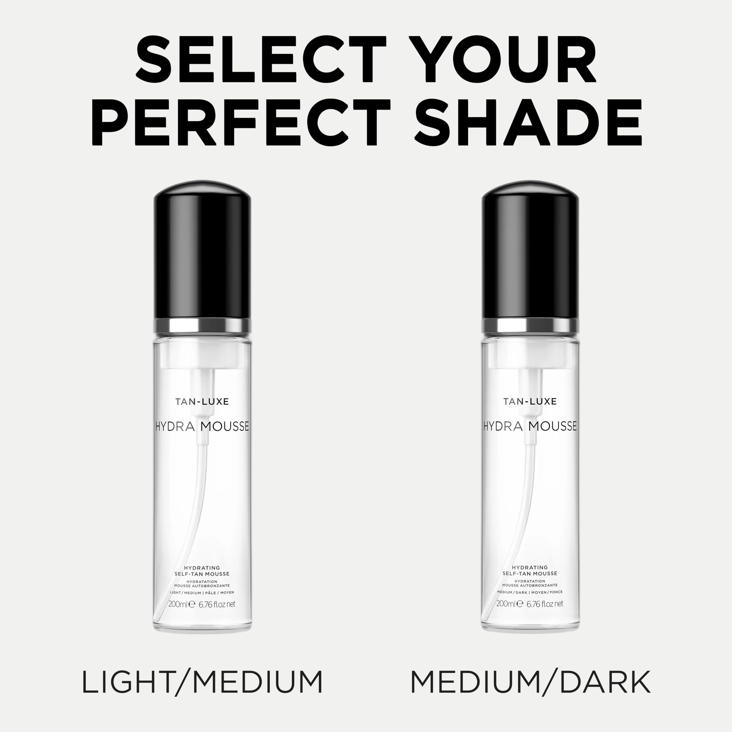 Develops a natural-looking tan within 4 to 6 hours for Hydra Mousse.