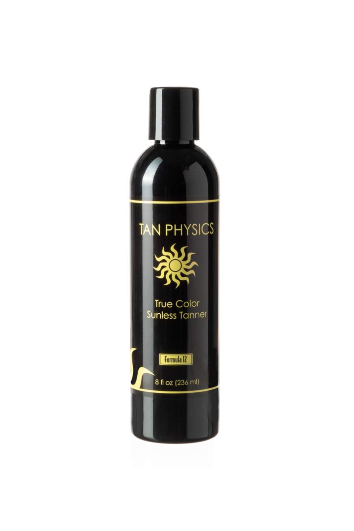 Tan Physics Sunless Tanner 8oz bottle for a natural bronze glow.