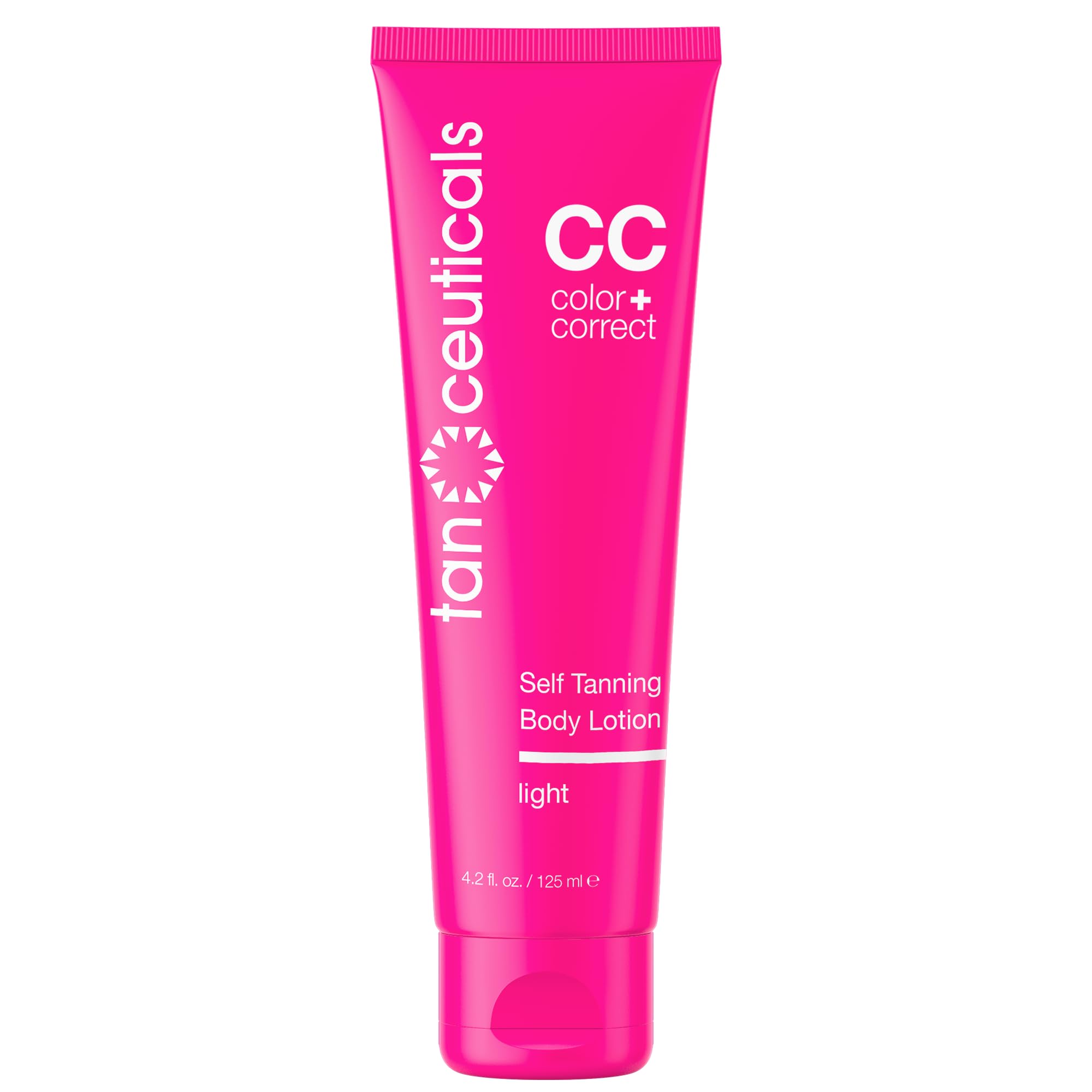 Tanceuticals Self Tanning Body Lotion Light bottle for a natural even glow