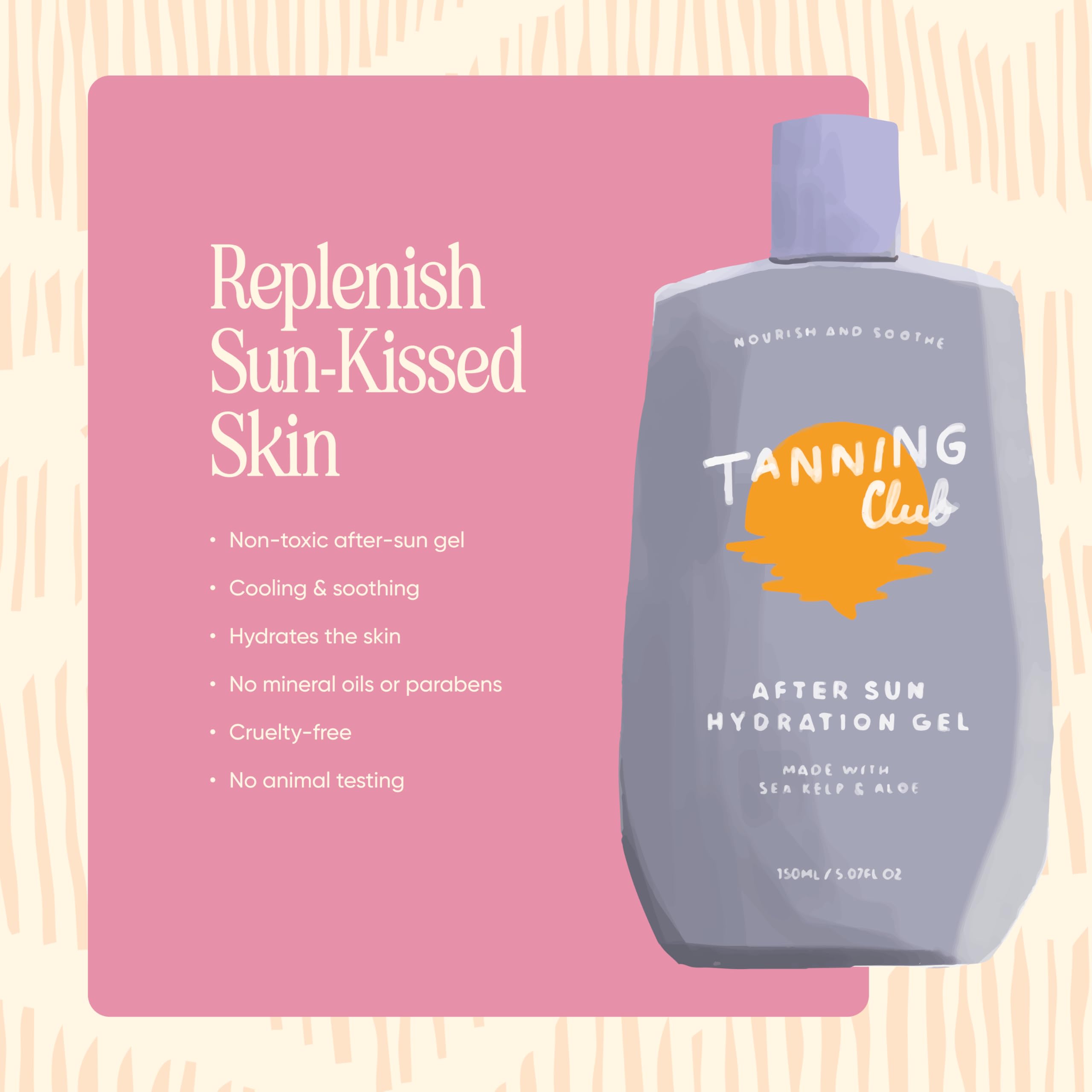 Tanning Club After Sun Gel cruelty-free packaging supports responsible beauty