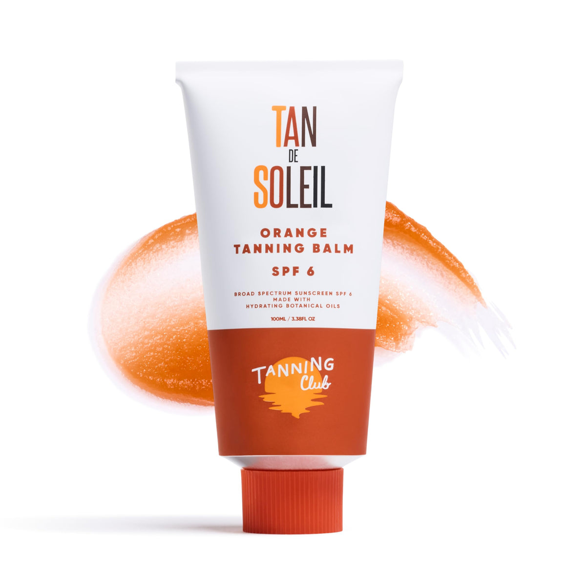 Tan De Soleil Orange Gel bottle by Tanning Club for a sun-kissed glow