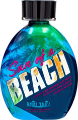 Tanning Paradise Sun of a Beach bottle with ultra rich bronzer for instant color.