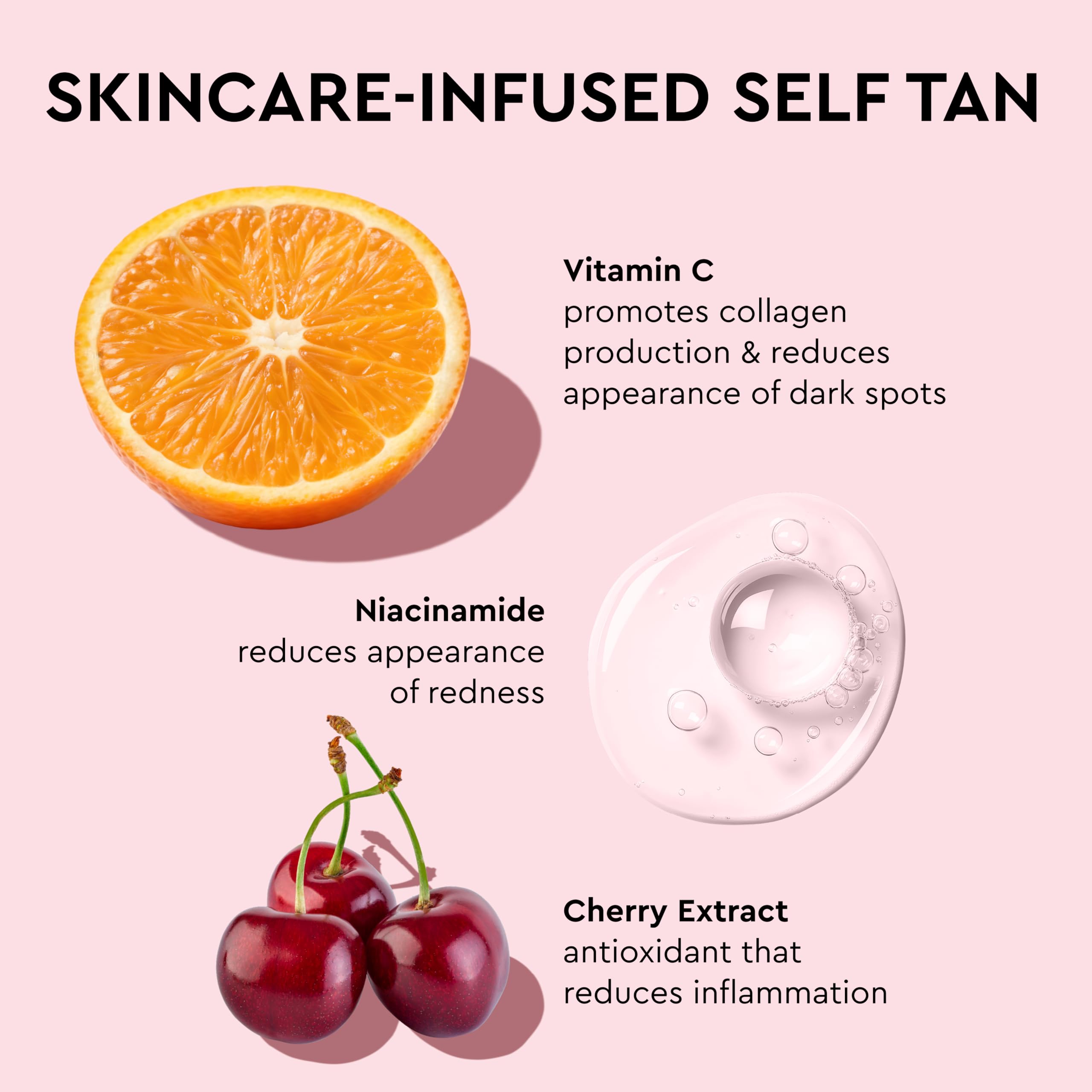 Tanologist Daily Glow vitamin C infusion highlights radiance-enhancing ingredient