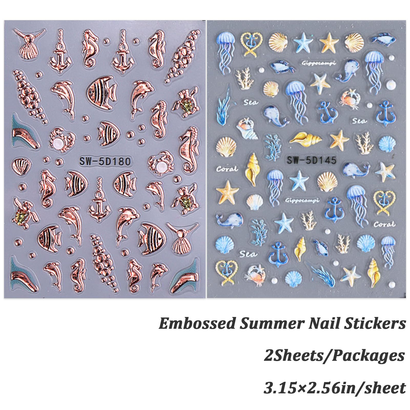 TANYOOTO ocean nail art set for effortless DIY manicures at home.