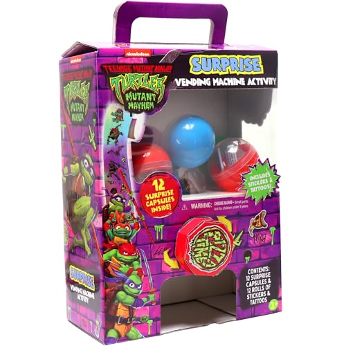 Tara Toys TMNT sticker rolls with glittery designs
