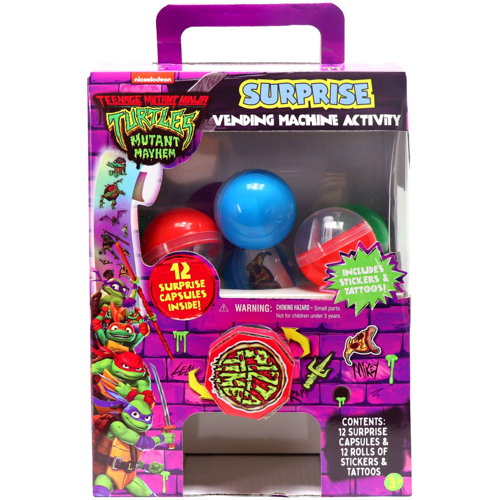 Tara Toys TMNT vending machine full view for arcade style play