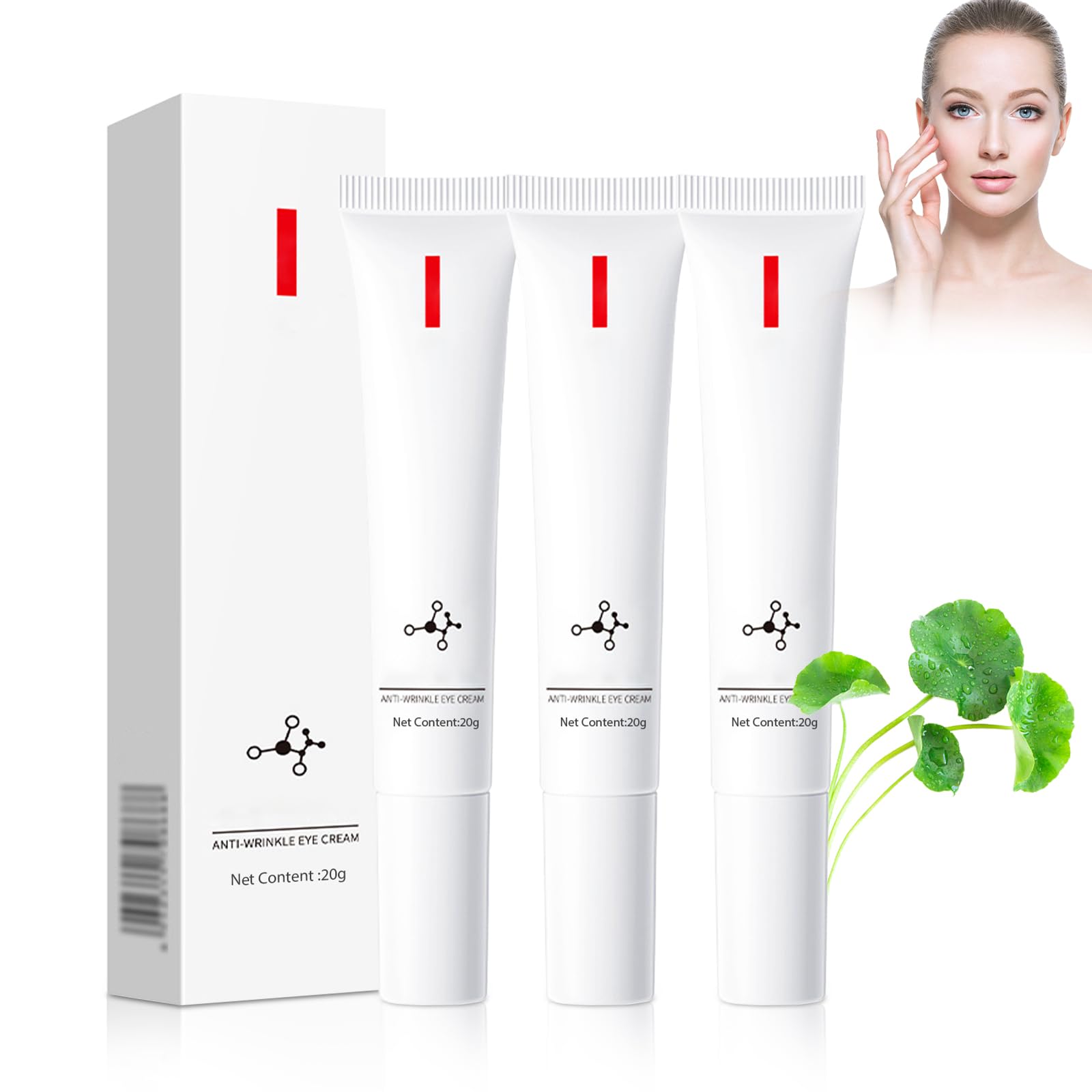Tardiy Real-Eyez-Ation tinted firming eye gel bottle showing lightweight texture and glide