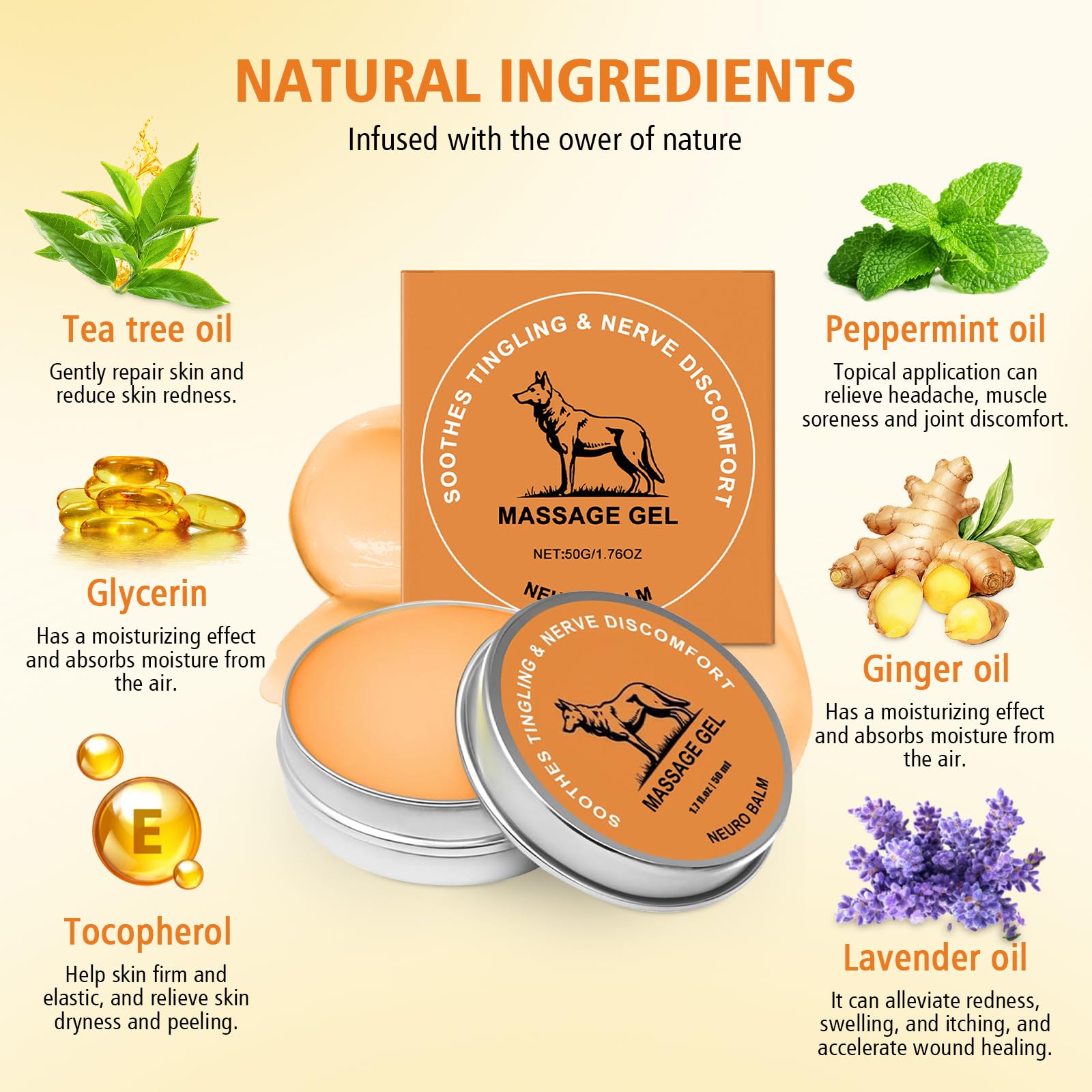 Tardiy Therawolf balm label highlighting magnesium and herbal extracts